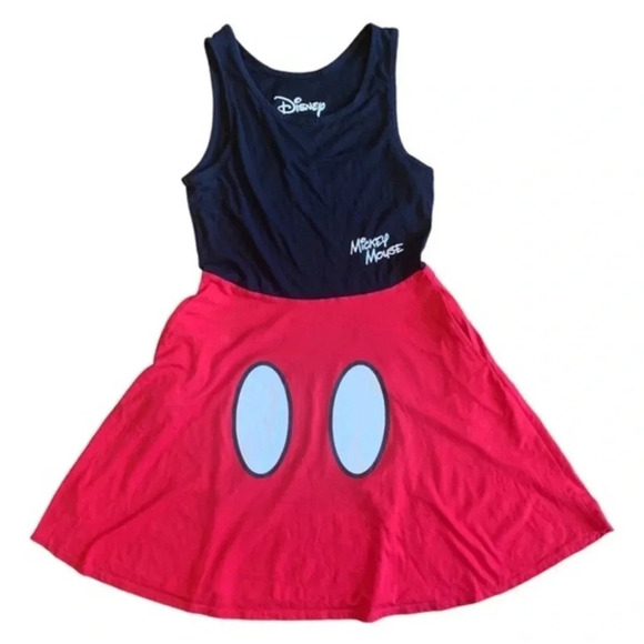 DISNEY Mickey Mouse tank top dress with
POCKETS. Size M (7/9) Juniors - Picture 3 of 7